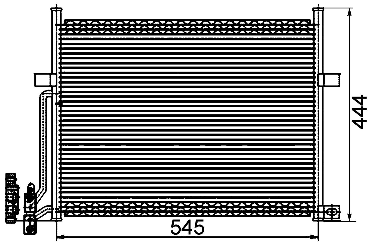 MAHLE Aircon Condenser AC234002S