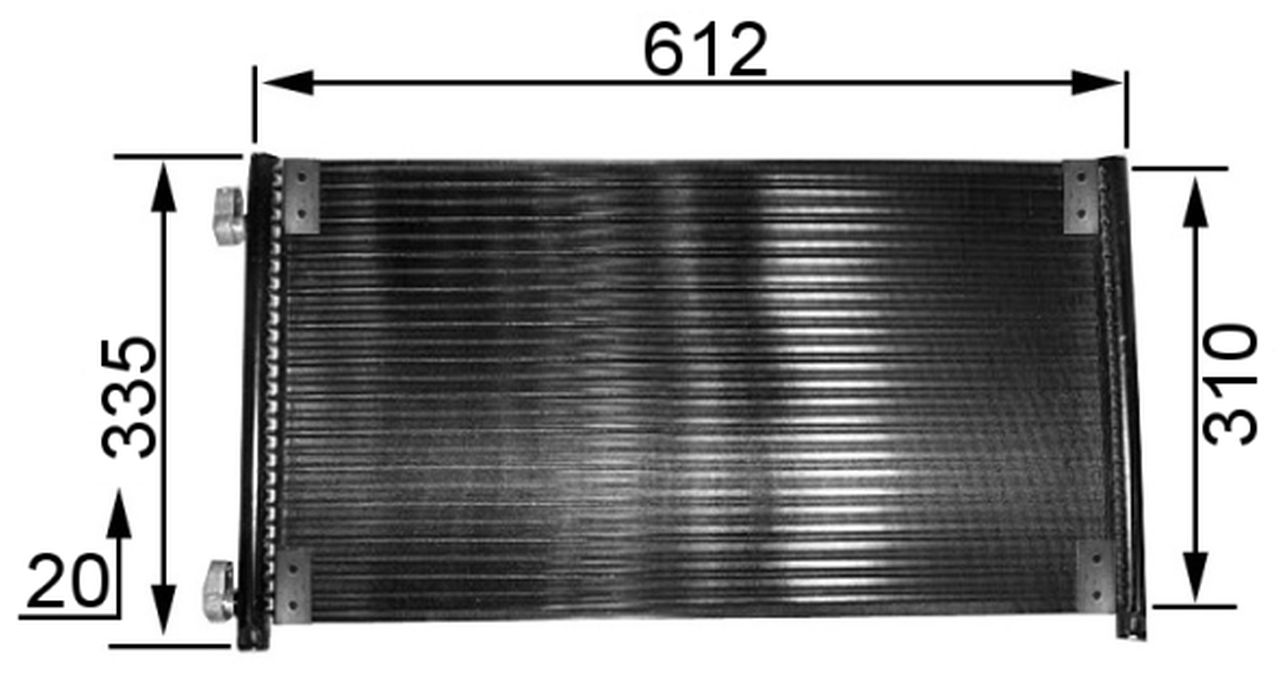 MAHLE PC Aircon condenser AC237000S