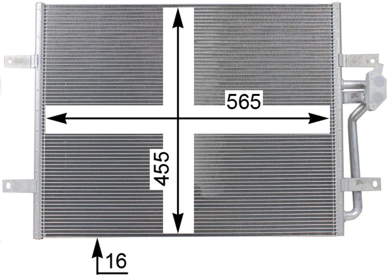 MAHLE PC Aircon condenser AC25000P