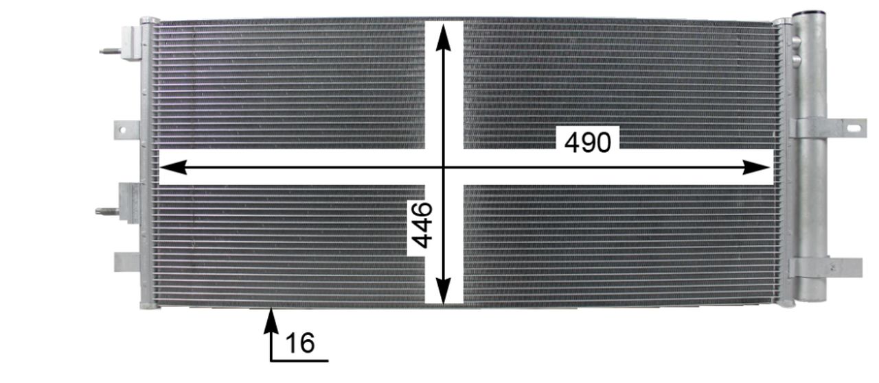 MAHLE PC Aircon condenser AC274000P