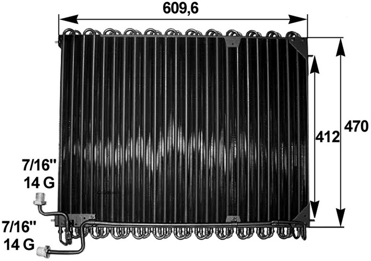 MAHLE Truck/Bus Aircon condenser AC285000P