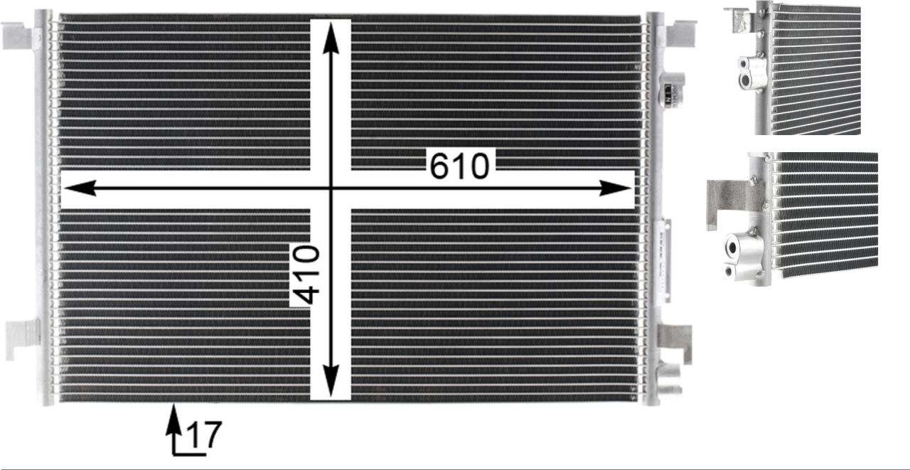 MAHLE PC Aircon condenser AC294000P