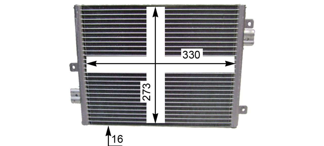 MAHLE PC Aircon condenser AC354000P