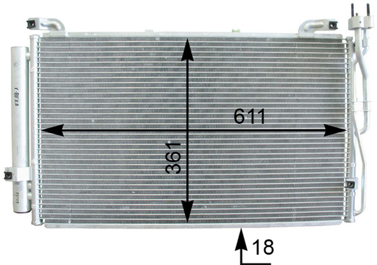 MAHLE PC Aircon condenser AC392000P