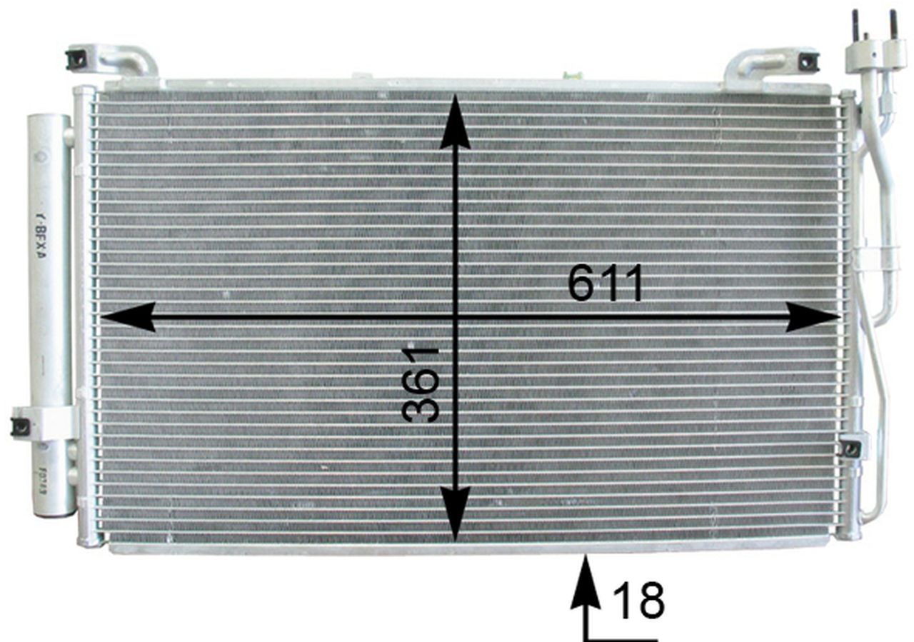 MAHLE PC Aircon condenser AC392000P