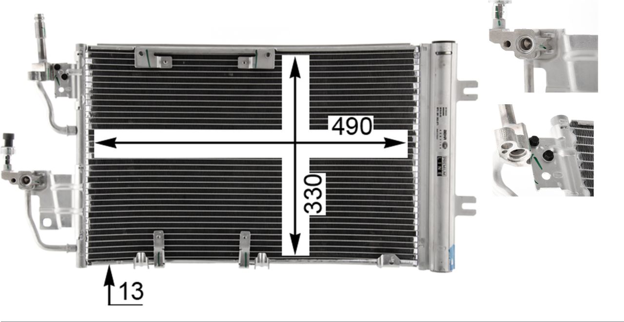 MAHLE PC Aircon condenser AC400000P