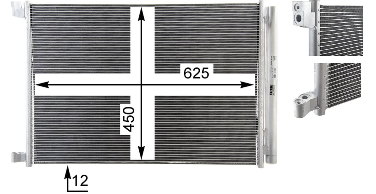MAHLE PC Aircon condenser AC412000P