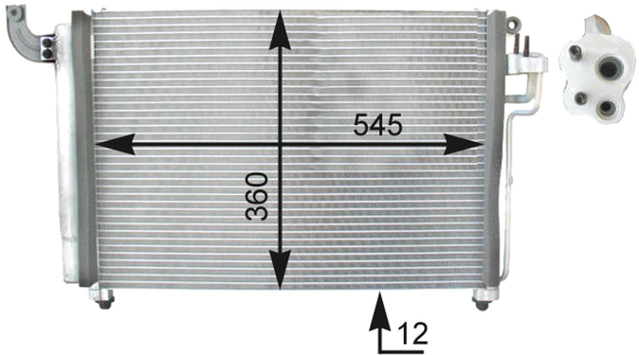 MAHLE PC Aircon condenser AC434000P