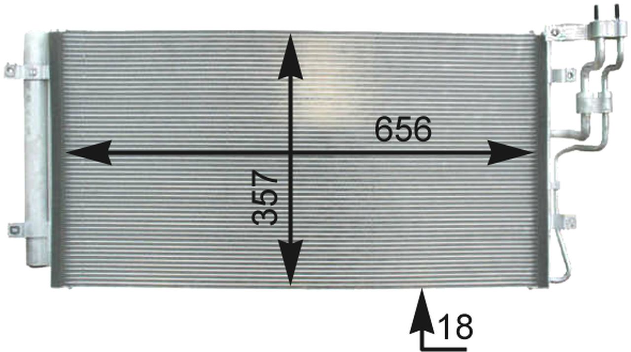 MAHLE PC Aircon condenser AC436000P