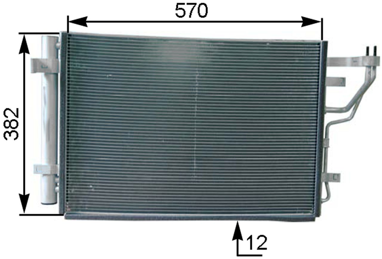 MAHLE PC Aircon condenser AC442000P