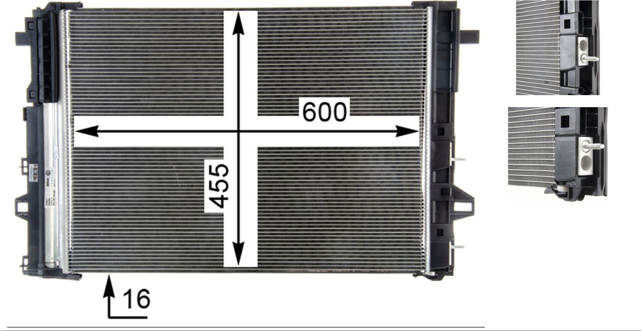 MAHLE PC Aircon condenser AC446000P