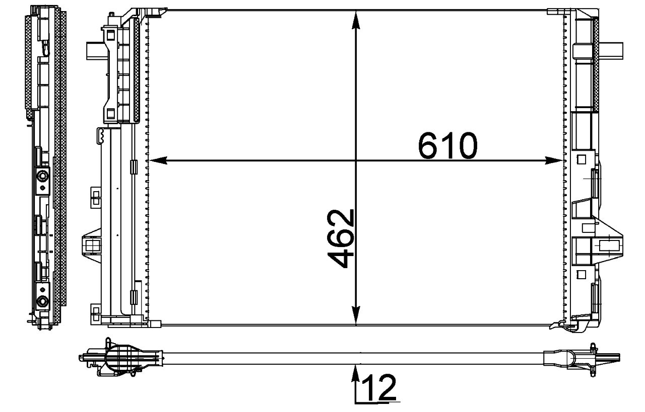 MAHLE PC Aircon condenser AC446000S