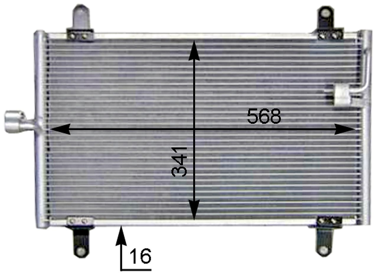 MAHLE LCV Aircon condenser AC514000S