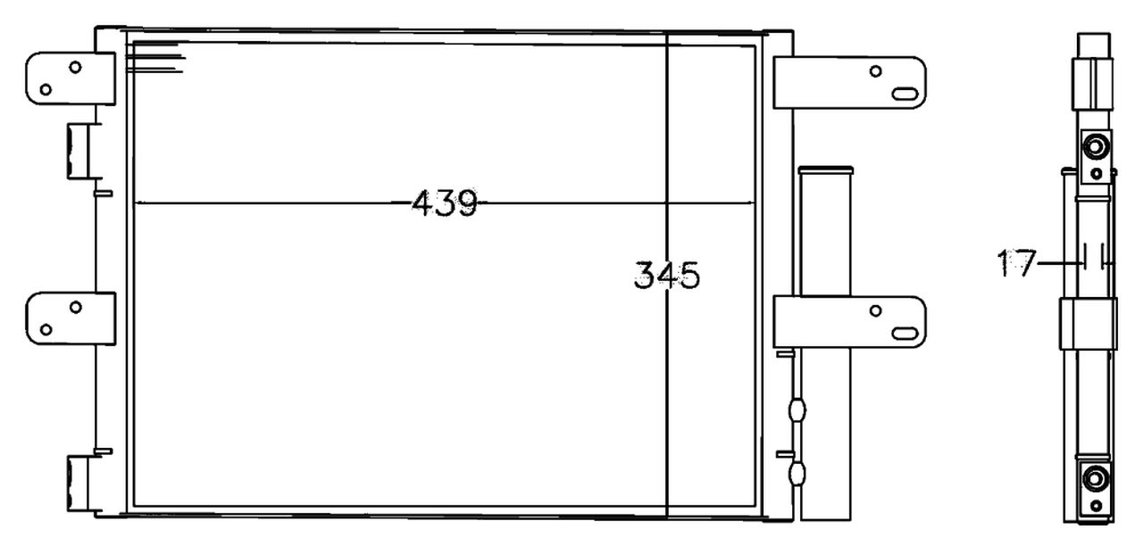 MAHLE Truck/Bus Aircon condenser AC549000P