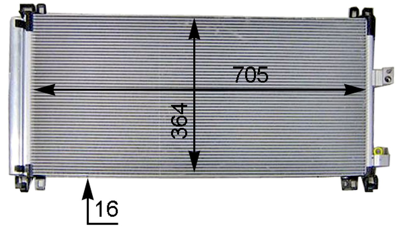 MAHLE PC Aircon condenser AC597000P