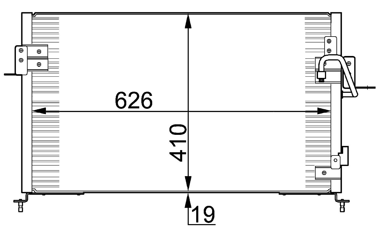MAHLE PC Aircon condenser AC676000S