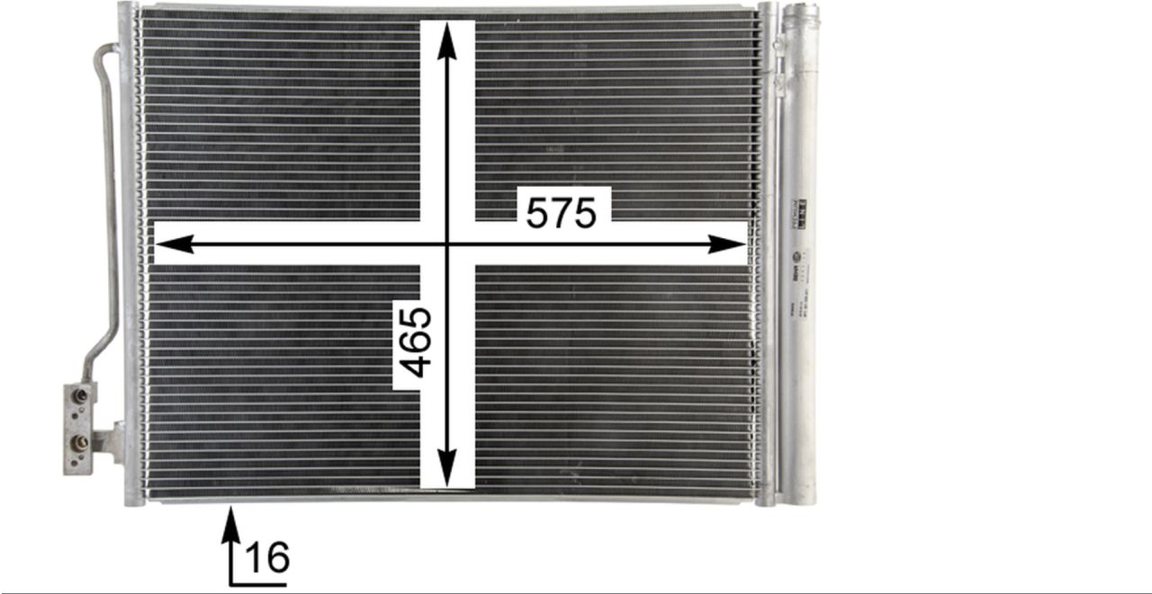 MAHLE PC Aircon condenser AC67000P