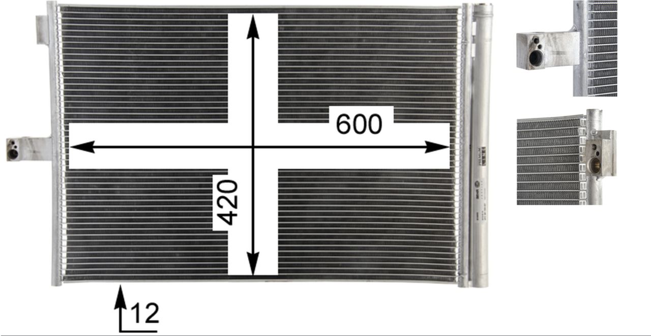 MAHLE PC Aircon condenser AC68000P
