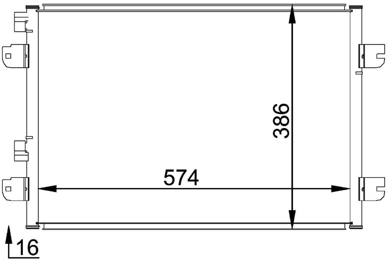MAHLE PC Aircon condenser AC691000P