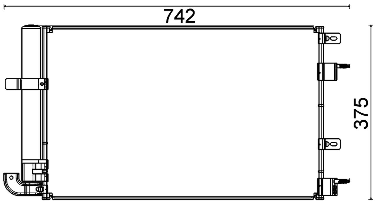 MAHLE PC Aircon condenser AC703000P