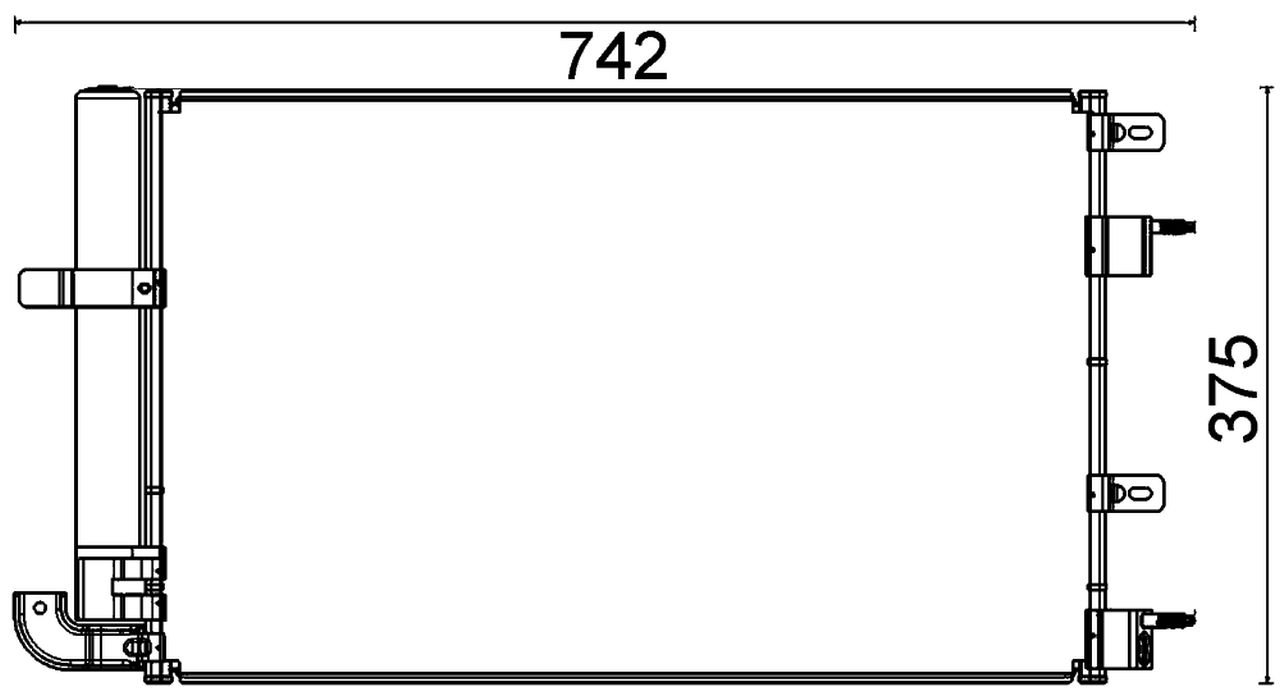 MAHLE PC Aircon condenser AC703000P