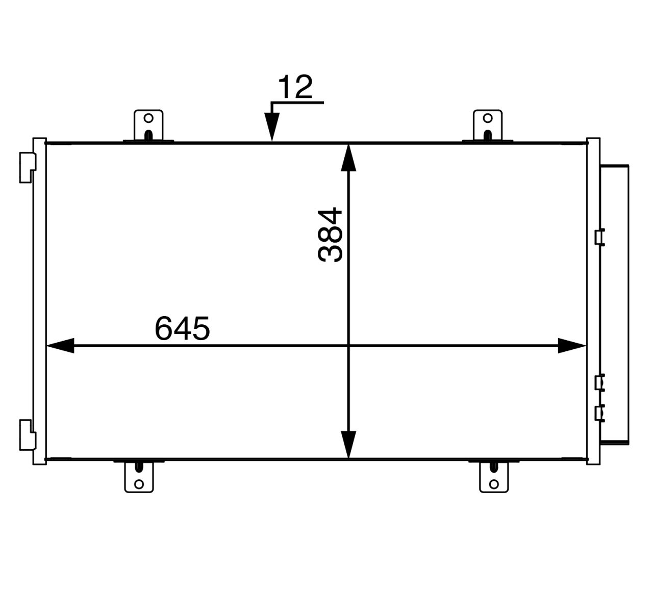MAHLE PC Aircon condenser AC70000S