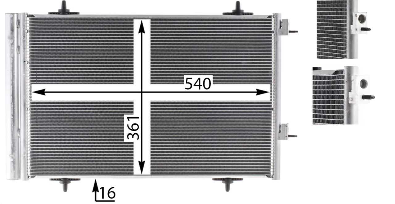 MAHLE PC Aircon condenser AC735000P