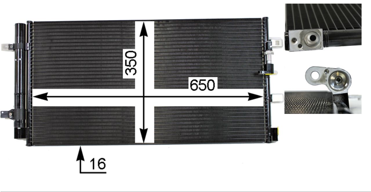 MAHLE PC Aircon condenser AC738000P