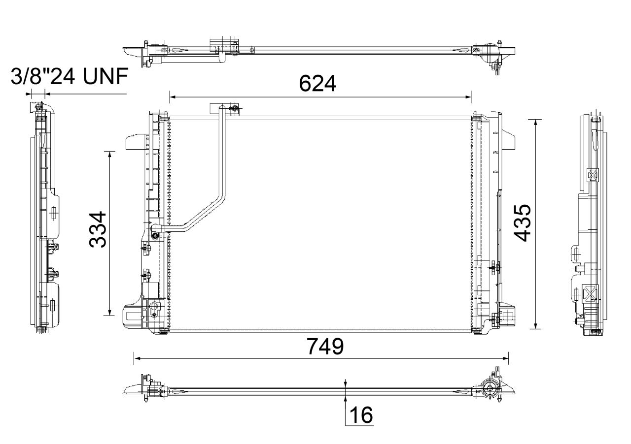 MAHLE PC Aircon condenser AC786000P