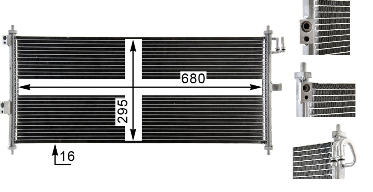MAHLE PC Aircon condenser AC788000P