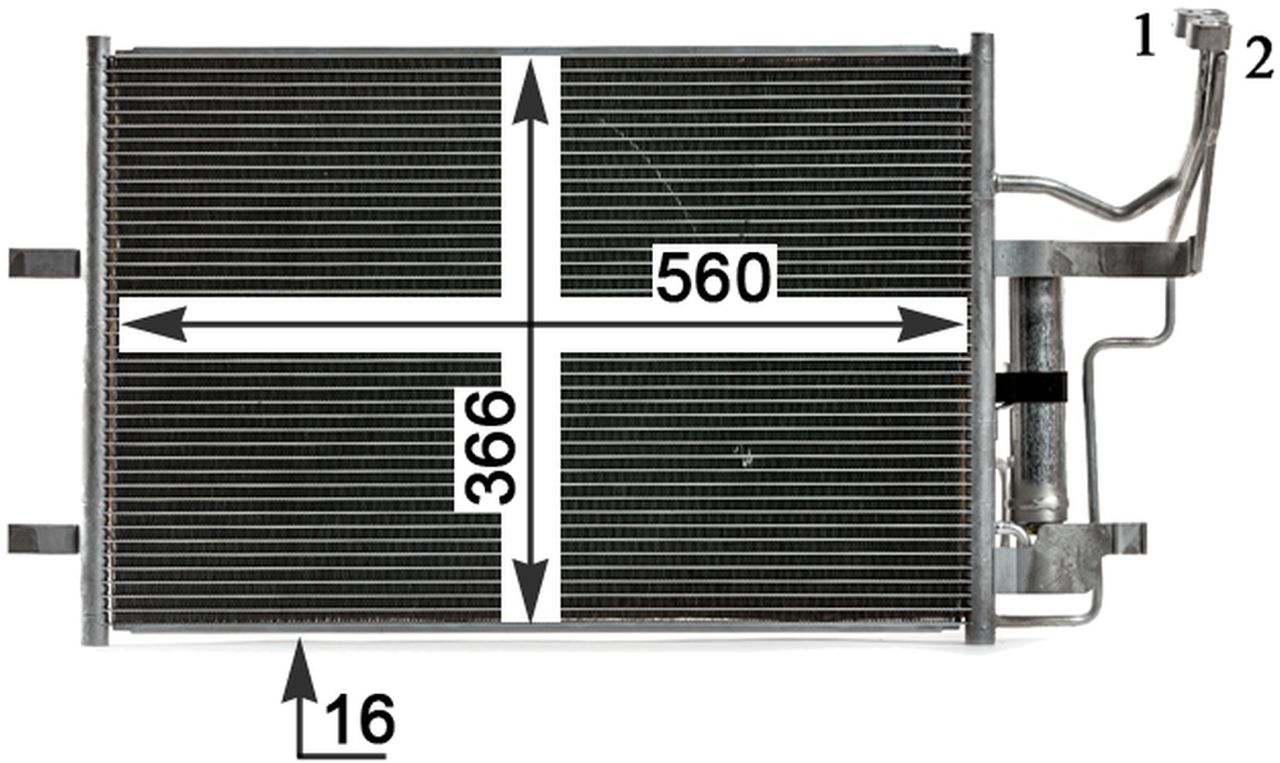 MAHLE PC Aircon condenser AC791000P