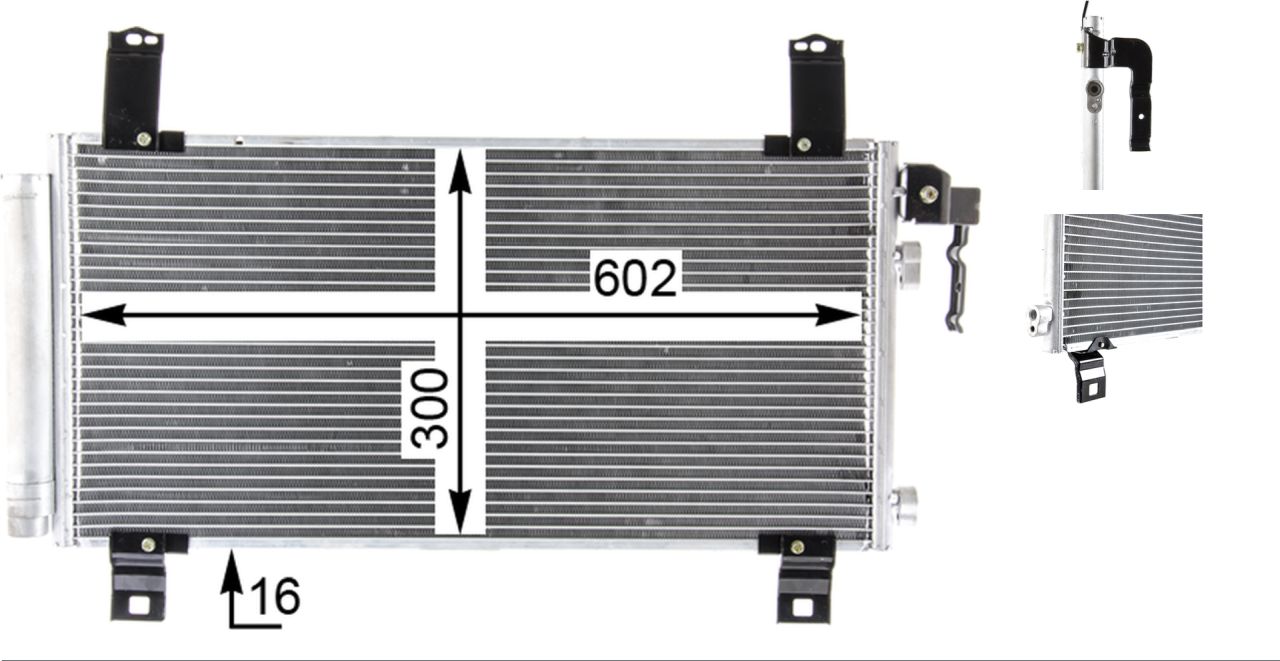 MAHLE PC Aircon condenser AC794000P