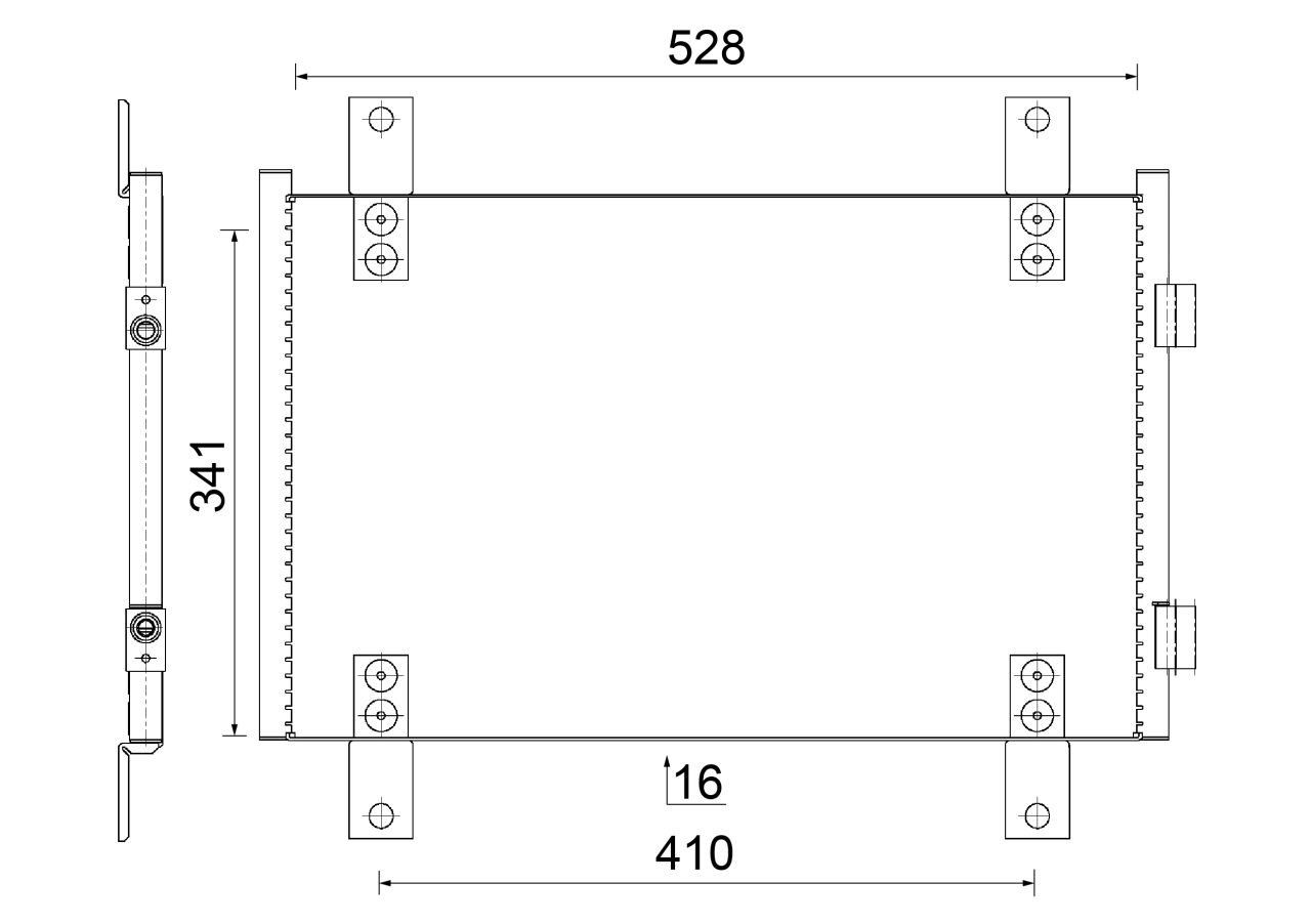 MAHLE PC Aircon condenser AC816000S