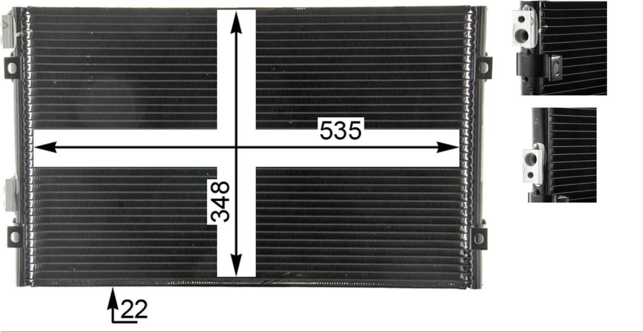 MAHLE PC Aircon condenser AC820000P