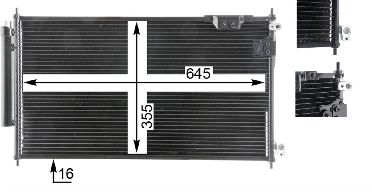 MAHLE PC Aircon condenser AC826000P