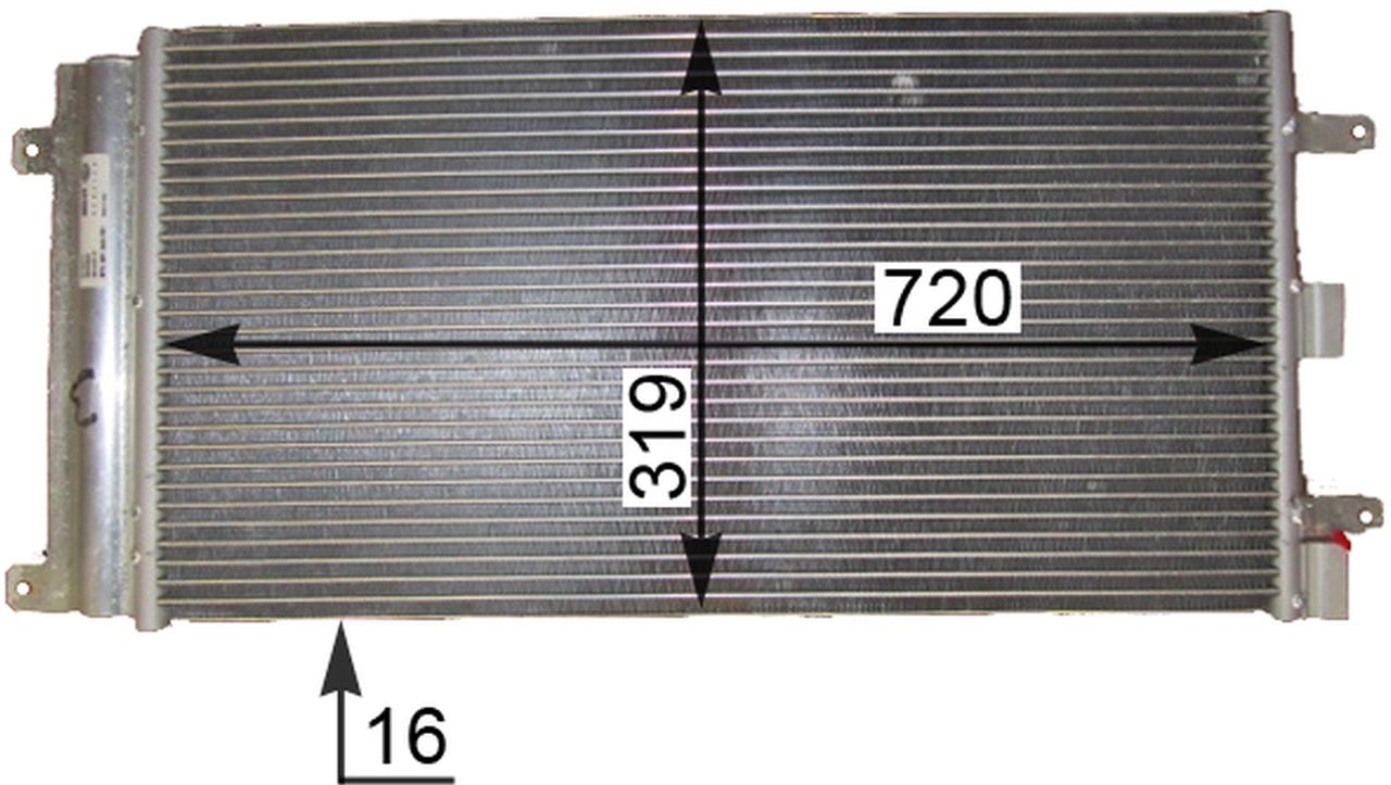MAHLE LCV Aircon condenser AC830000P