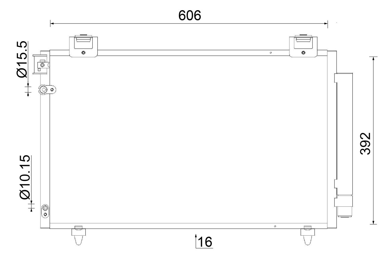 MAHLE PC Aircon condenser AC831000S