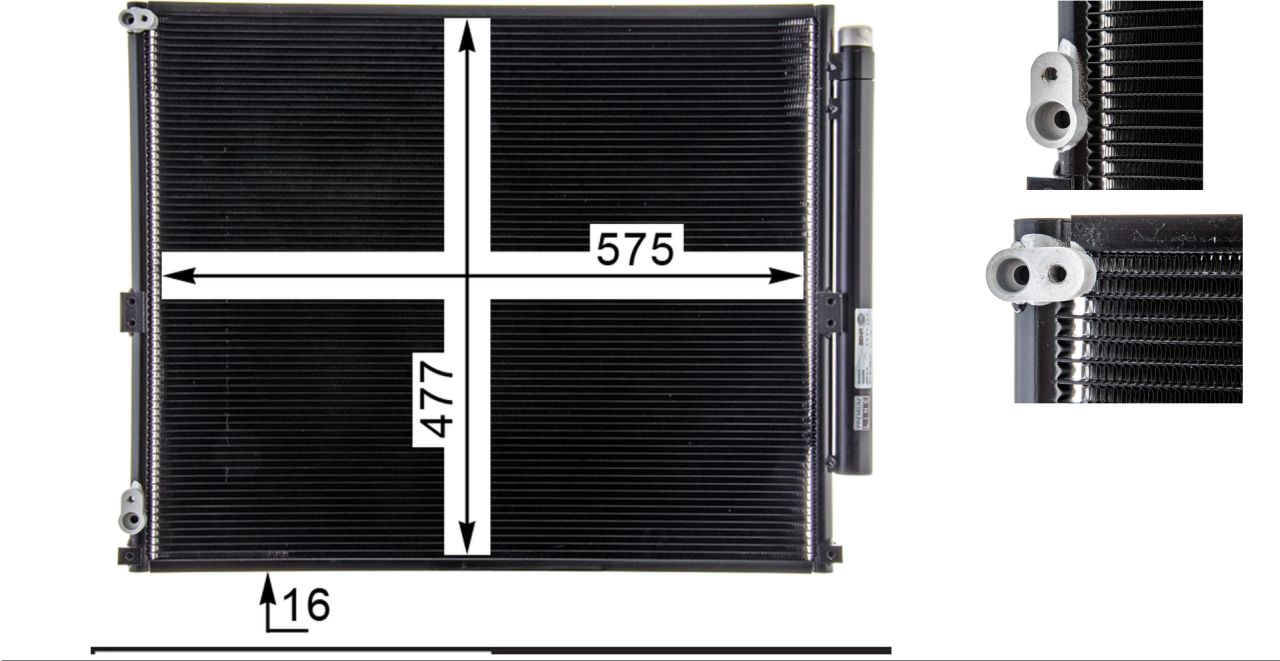 MAHLE PC Aircon condenser AC838000P