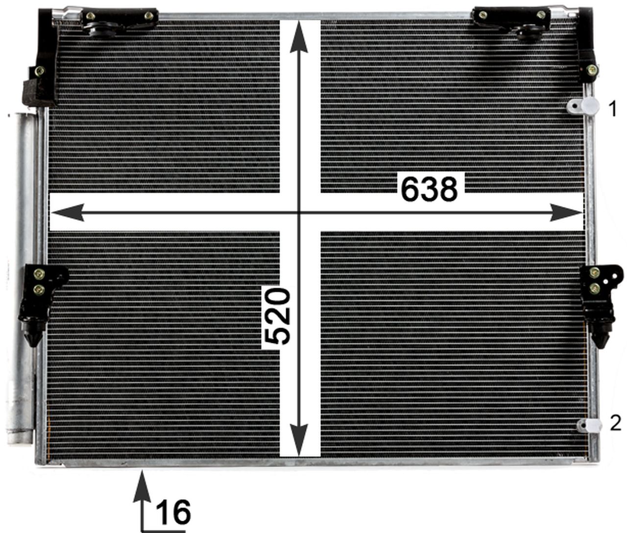MAHLE PC Aircon condenser AC840000P