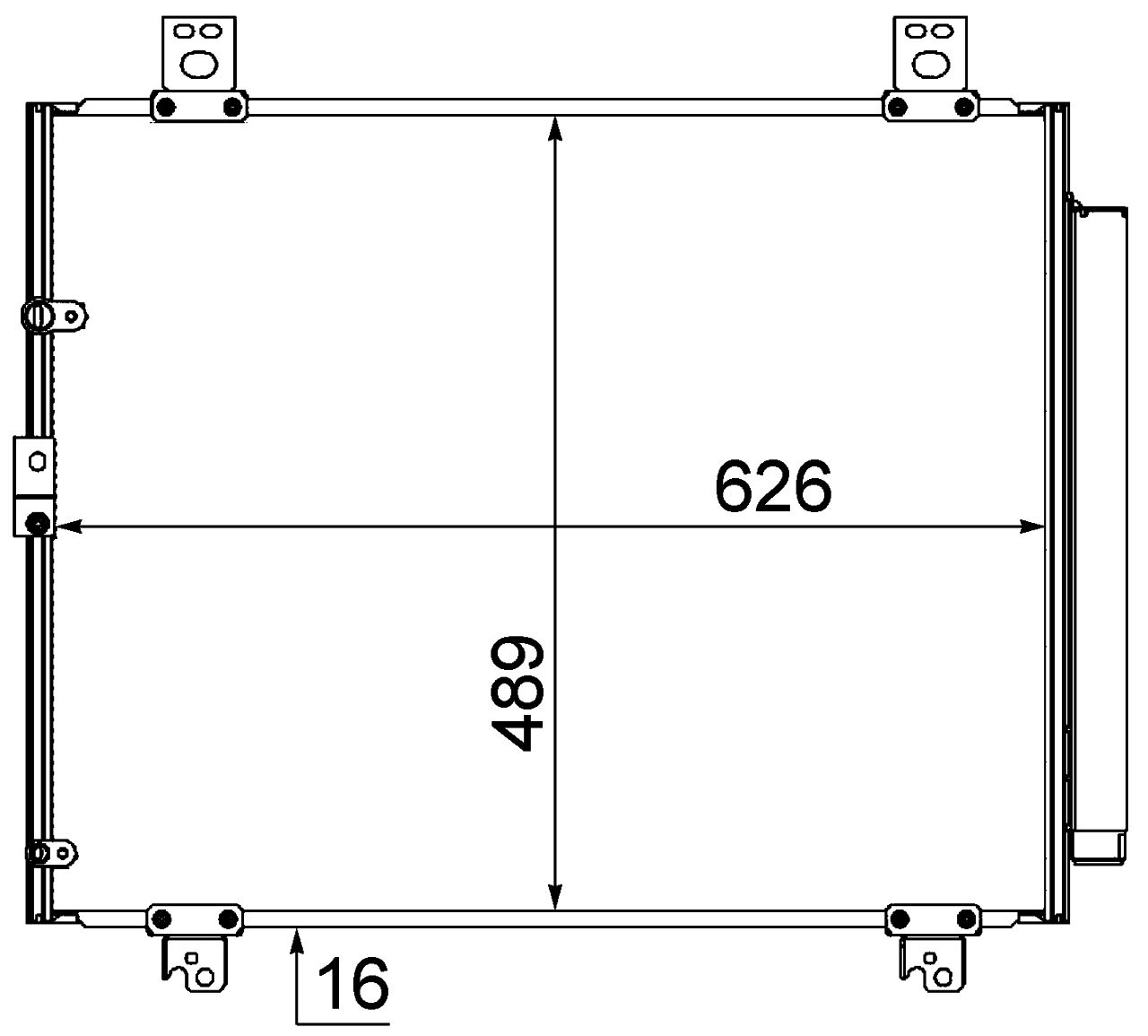 MAHLE PC Aircon condenser AC866000S