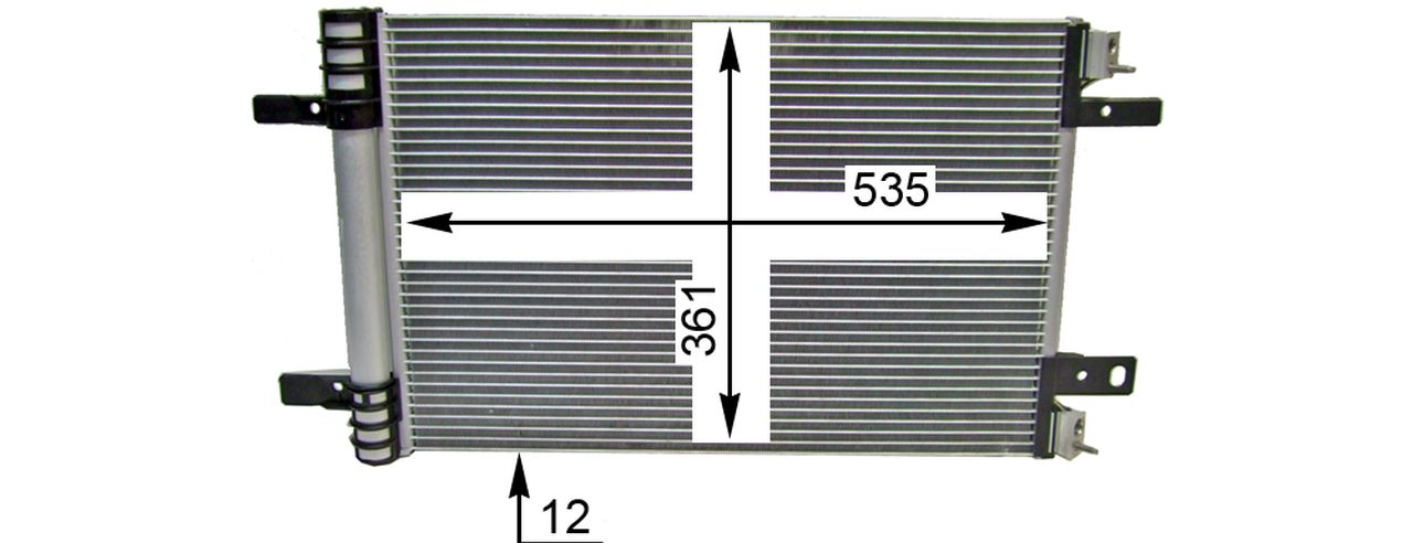 MAHLE PC Aircon condenser AC886000P