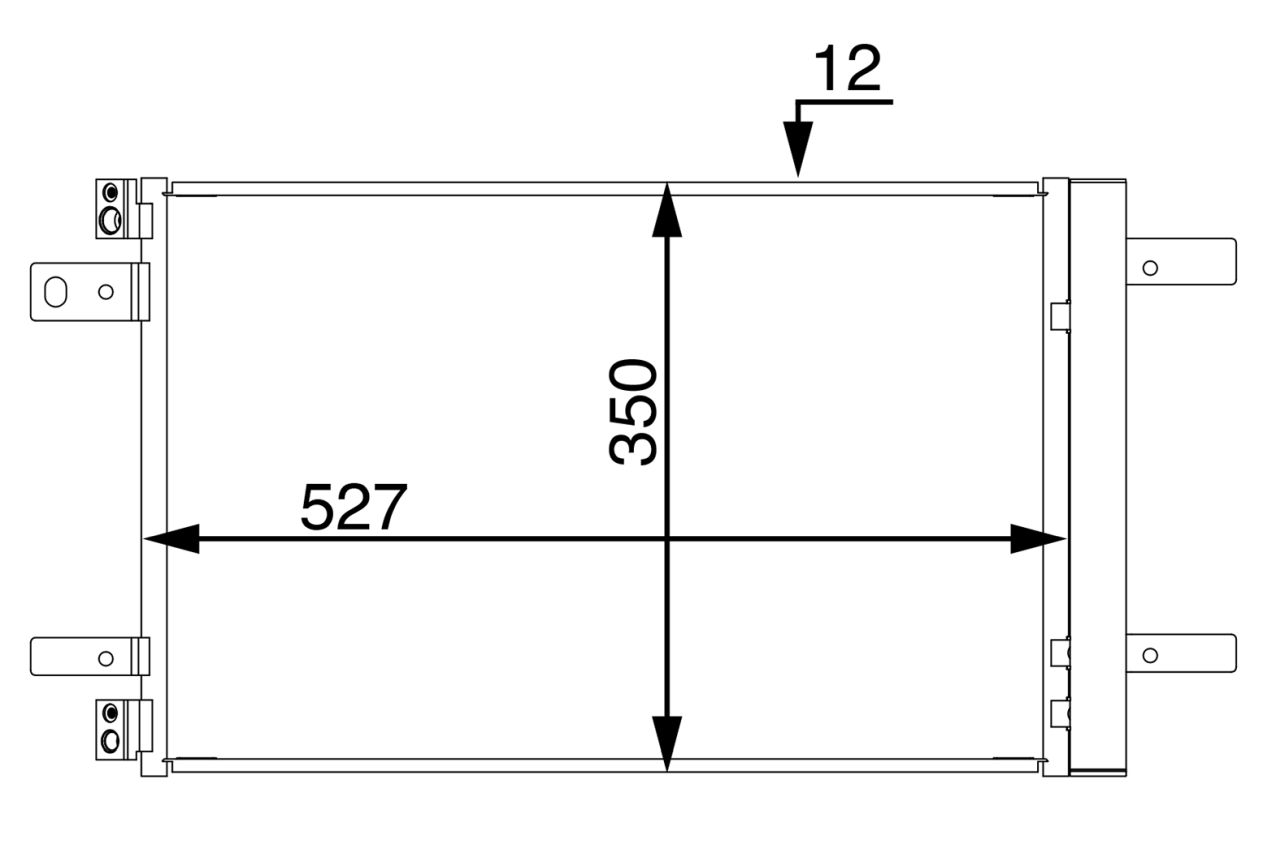 MAHLE PC Aircon condenser AC886000S