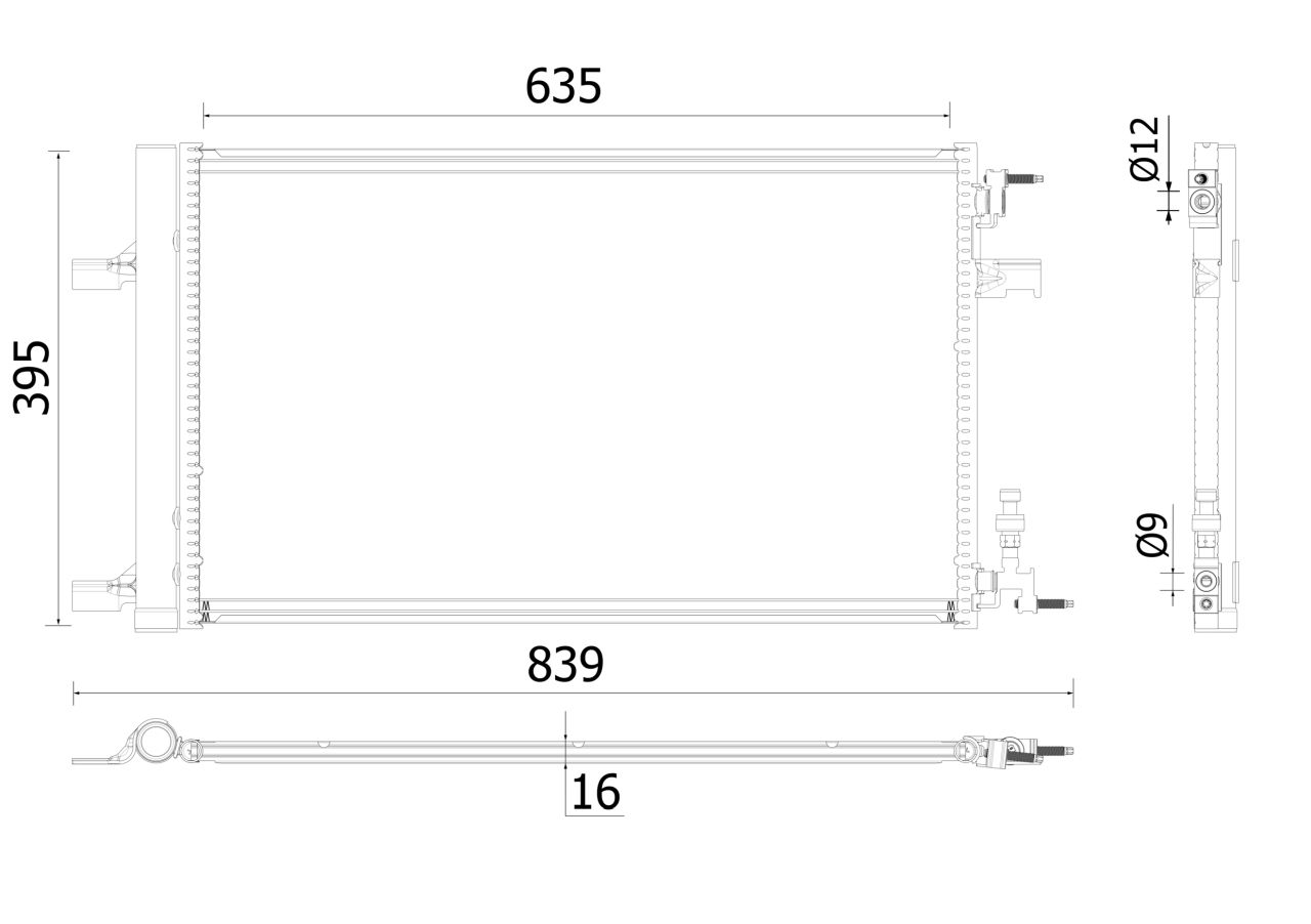 MAHLE PC Aircon condenser AC900000P