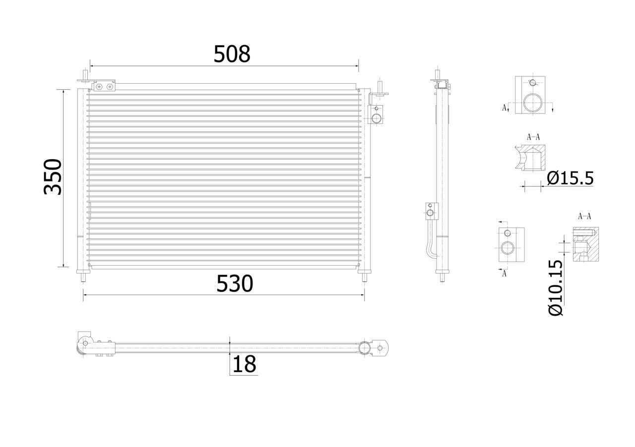 MAHLE PC Aircon condenser AC910000S
