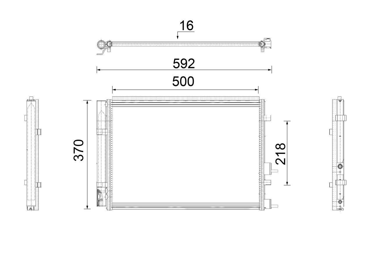 MAHLE PC Aircon condenser AC920000P