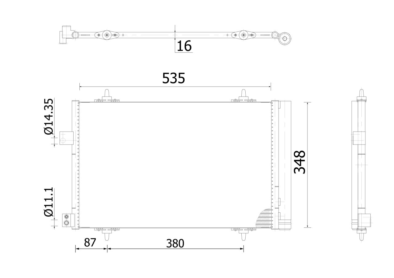 MAHLE PC Aircon condenser AC938000S