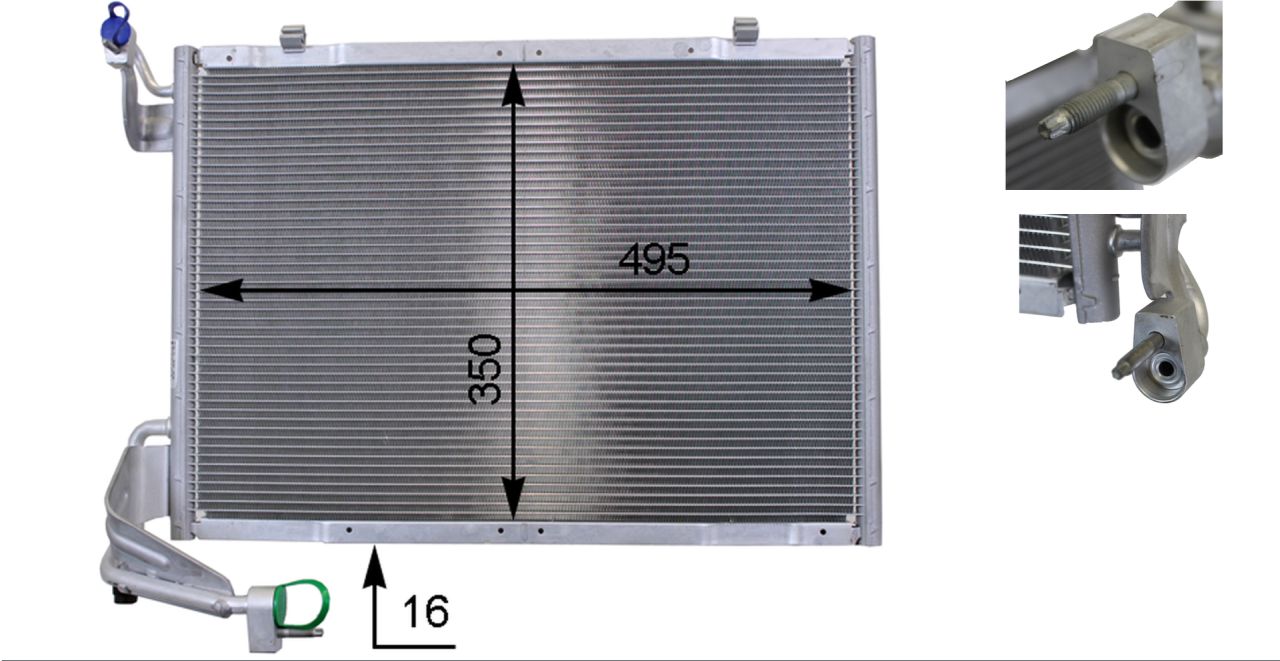 MAHLE PC Aircon condenser AC9000P