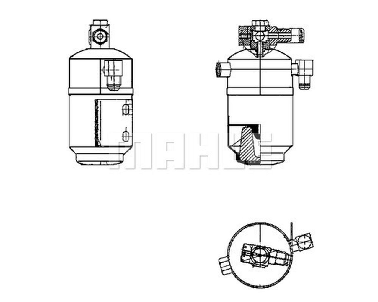 MAHLE PC Filter-drier and accumulator AD109000S