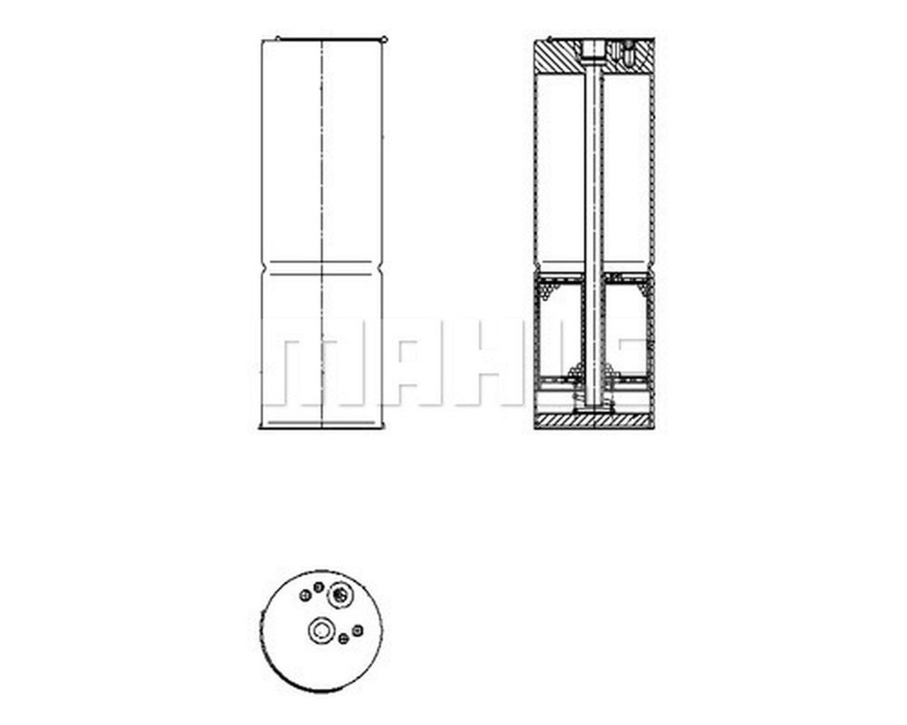 MAHLE PC Filter-drier and accumulator AD159000P