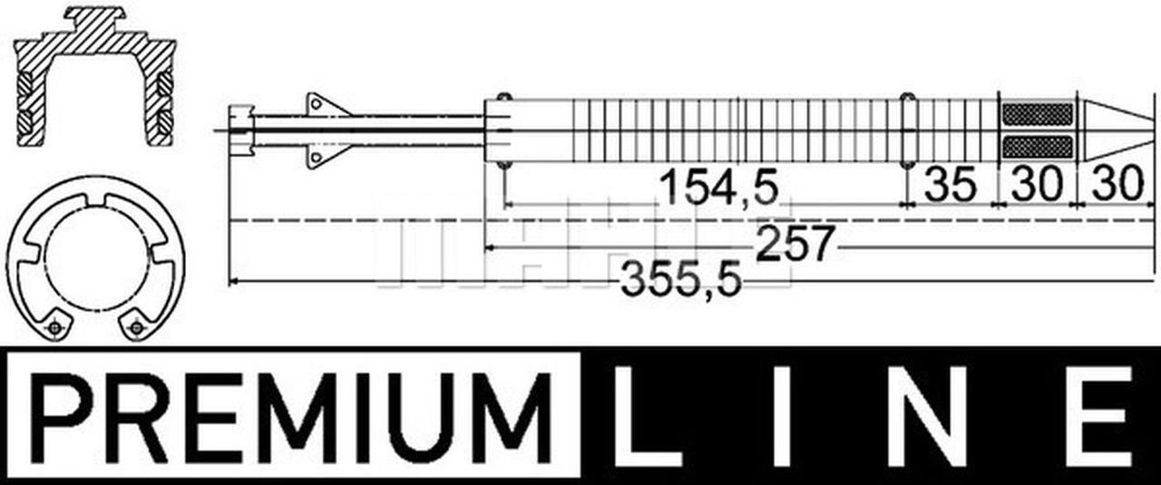 MAHLE PC Filter-drier and accumulator AD183000P
